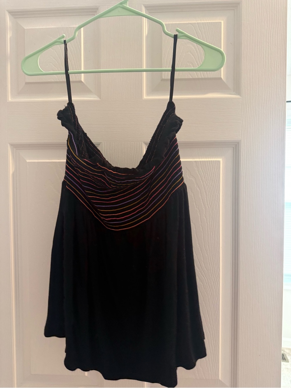 Torrid Super Soft Knits Black Multicolor Tube Top Size 1